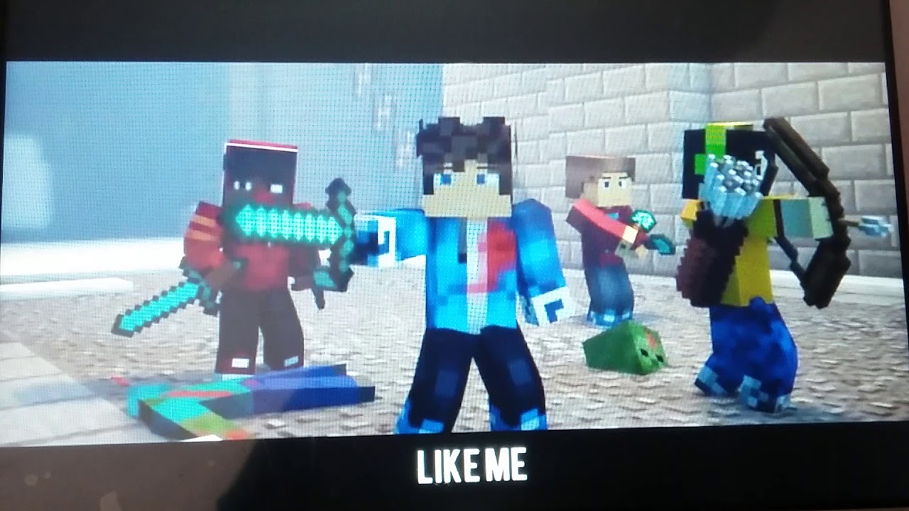 "The Struggle "-A Minecraft Original Music Video! - YouTube