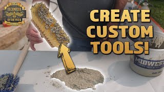DIY Technique to Create Amazing Vertical Concrete Textures!