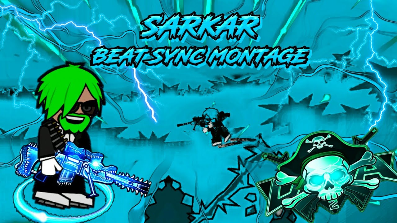 ⭐Sarkar Beat Sync Editing Montage⭐ || Mini Militia Classic💫