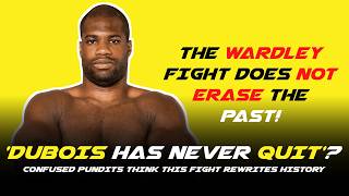 DANIEL DUBOIS' WARDLY PERFORMANCE DOES NOT ERASE THE PAST
