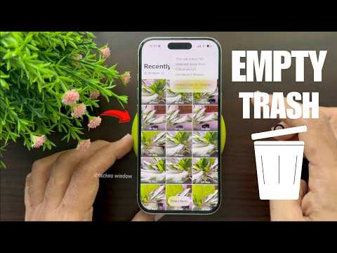 How to Empty Trash on iPhone Photos