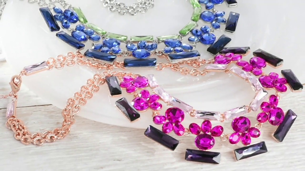Isaac Mizrahi Live! Crystal Statement Necklace on QVC YouTube