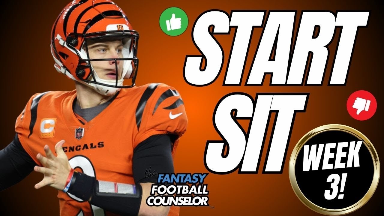 Must Starts Must Sits For Week 3 Fantasy Football YouTube Must starts must sits for week 3 fantasy football youtube