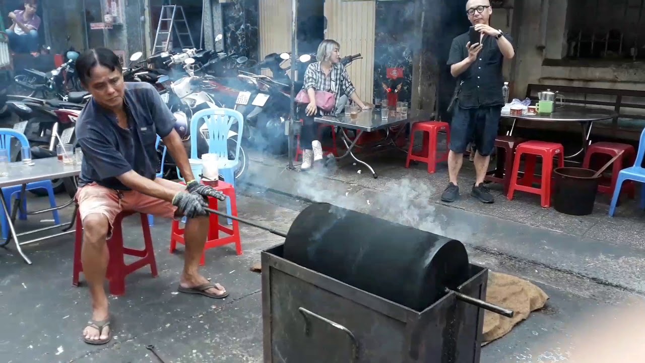 Cách rang cafe truyền thống của người Hoa. How to roast traditional ...