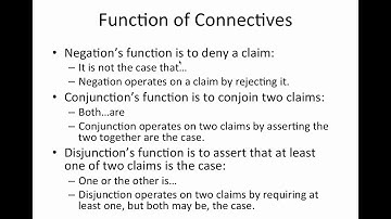 What is a Logical Connective?