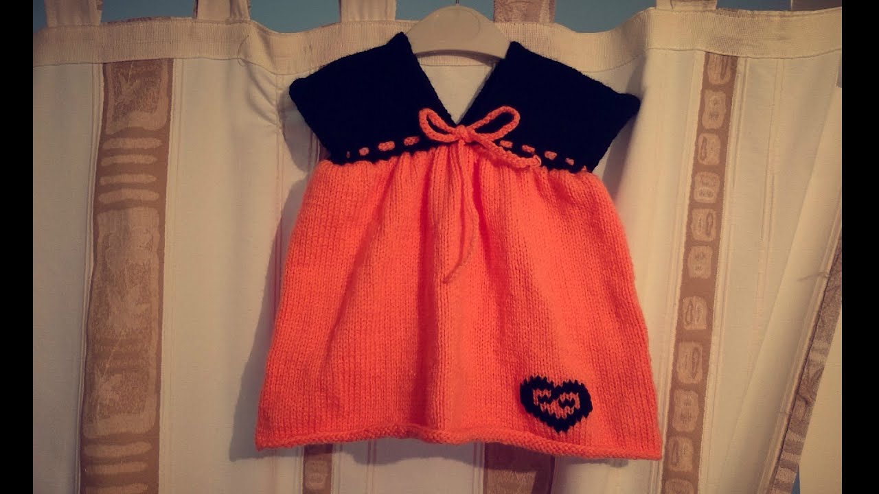 Tutu Tricot Bebe Robe 6 12 Mois Youtube