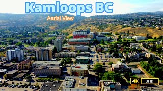 Downtown Kamloops BC Canada Drone 4K
