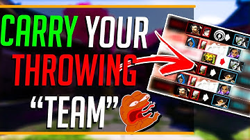 How To Carry Your THROWING "Team" | Rank Up FAST