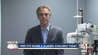 Free eye exams and glasses with Grandview Eye Care