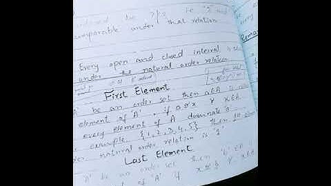 Totally ordered, first, last, maximal, minimal elements - set theory - BS Math - semester 7 @CR7
