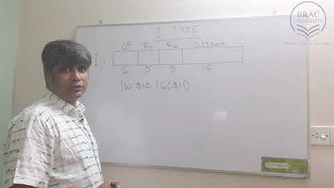 MIPS I type encoding