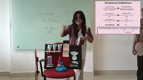 PEMBUKTIAN RUMUS LUAS PERMUKAAN KERUCUT DAN VOLUME KERUCUT DENGAN PENDEKATAN TABUNG