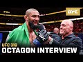 Khamzat Chimaev Octagon Interview UFC 319