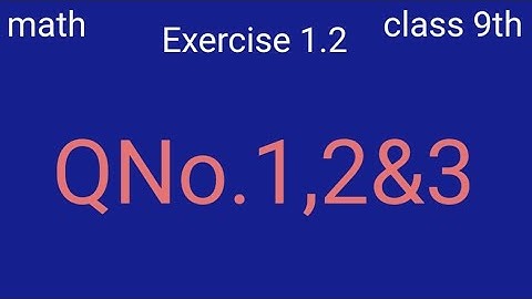 Exercise 1.2 class 9th chapter 1 matrices Qno.1,2and 3