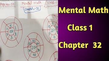 Class 1mental maths worksheet ||mental math chapter 32,mental maths class1,grade1,std 1,maths class1