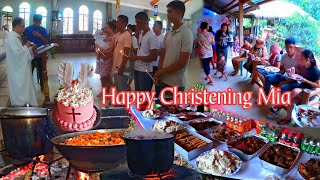 Baby Mia's Christening Party | Cooking Foods For Everyone In The Village