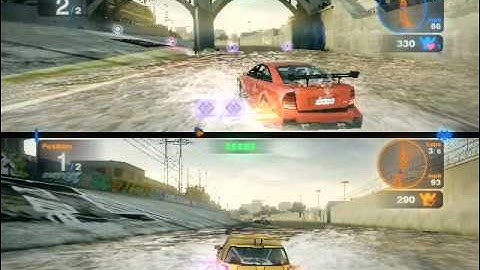 Blur Gameplay-Race-Multiplayer-SplitScreen