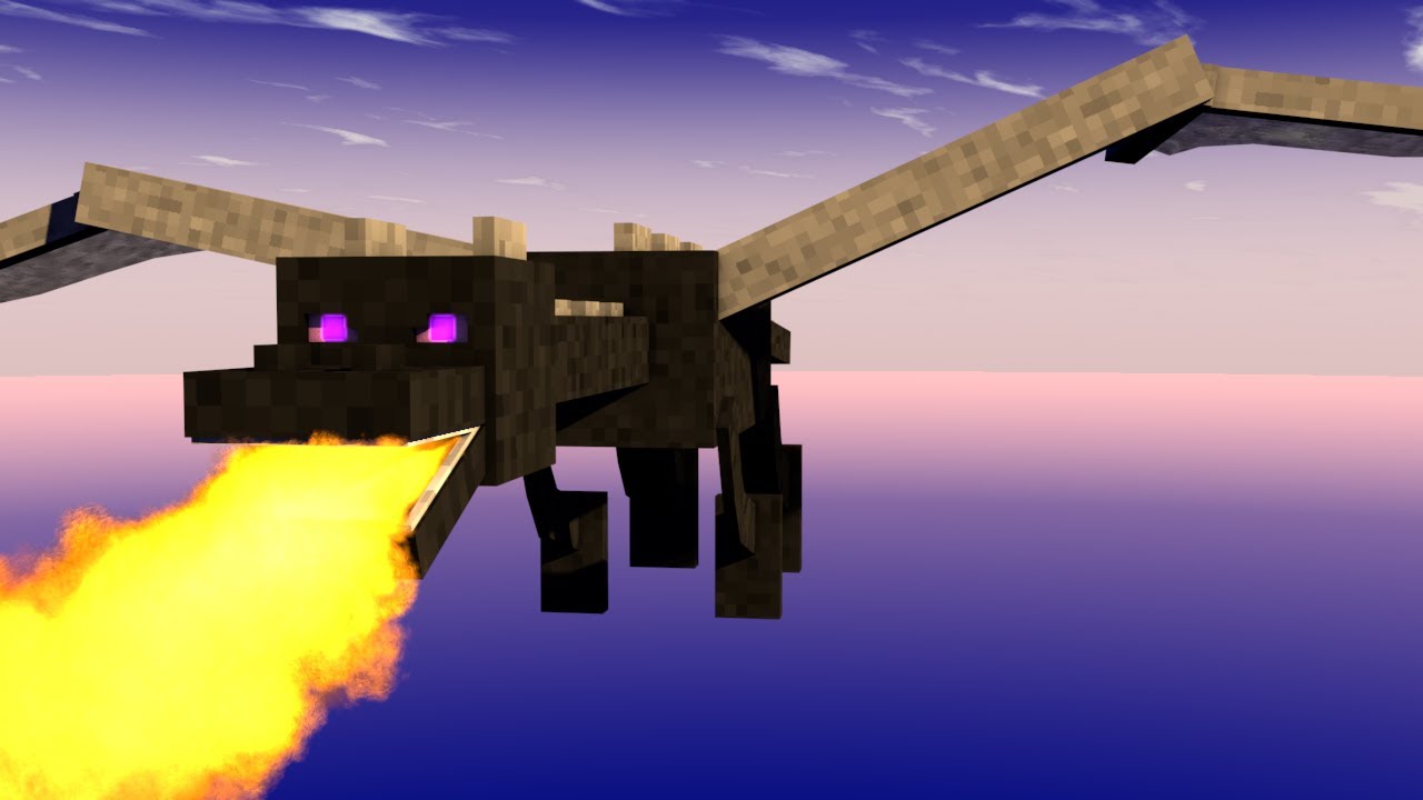 Speed modeling "Ender dragon" - YouTube