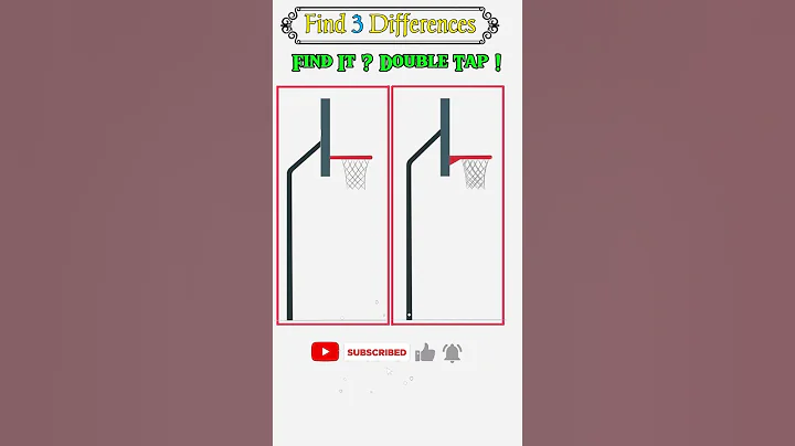 Find 3 Differences two goal post ! #new  #spotthedifference #puzzle