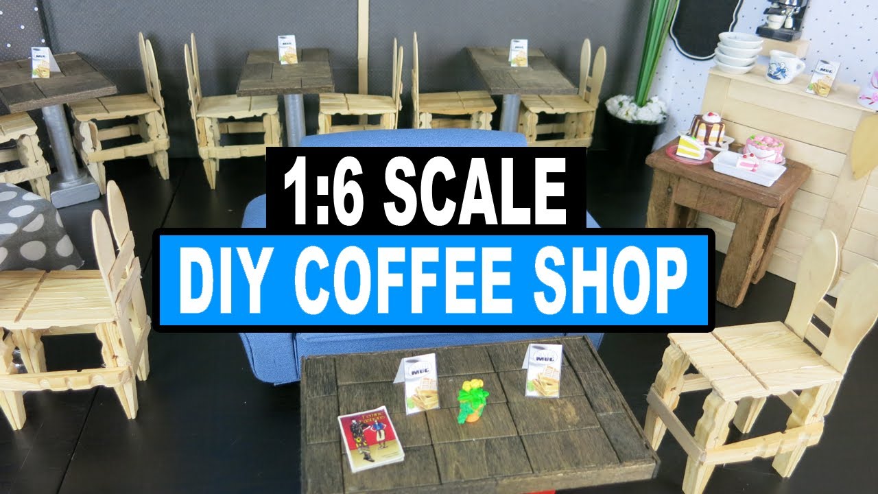 How to Make a Miniature Coffee Shop YouTube