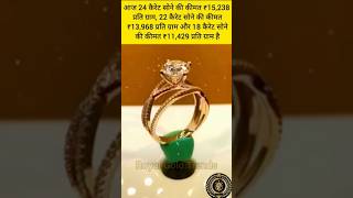 Gold Rate Today News | Gold Price Update | Gold Rings for Women #shorts #yt #viral #gold