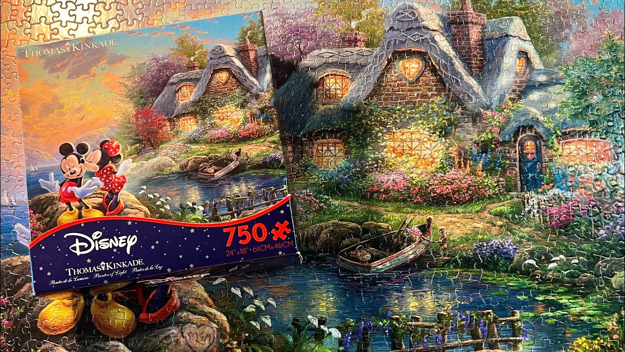 Mickey & Minnie Sweetheart Cove ❤️| Ceaco 750 pieces | Thomas