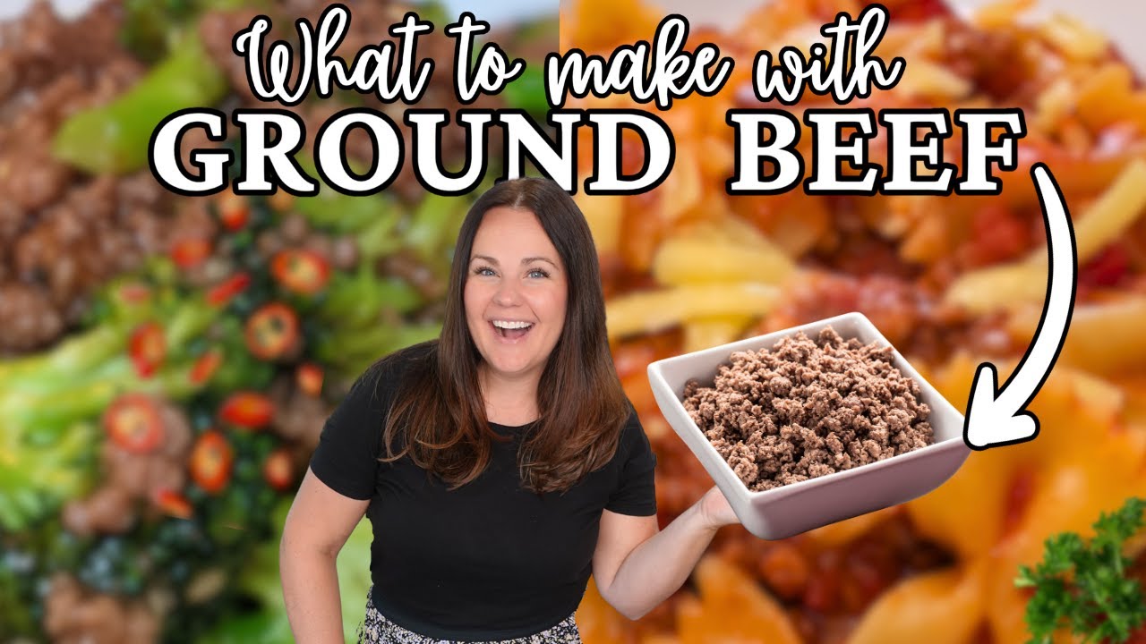 GROUND BEEF recipes YOU will WANT on repeat! | QUICK & EASY recipes