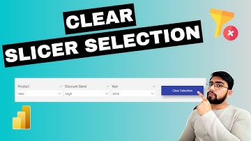 How to CLEAR ALL the  SLICER Selections at Once in Power BI