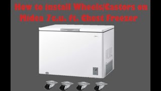 How to install castors/wheels on Costco Midea Chest freezer by Jack of All 22,573 views 3 years ago 3 minutes, 53 seconds