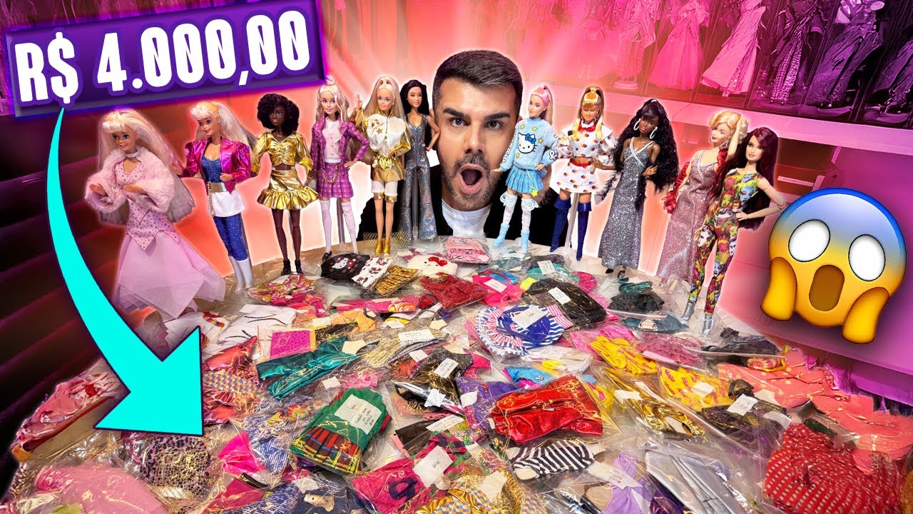RECEBI MAIS DE R$ 4.000,00 EM ROUPAS ICÔNICAS DA BARBIE!😱 – Titi Fabri