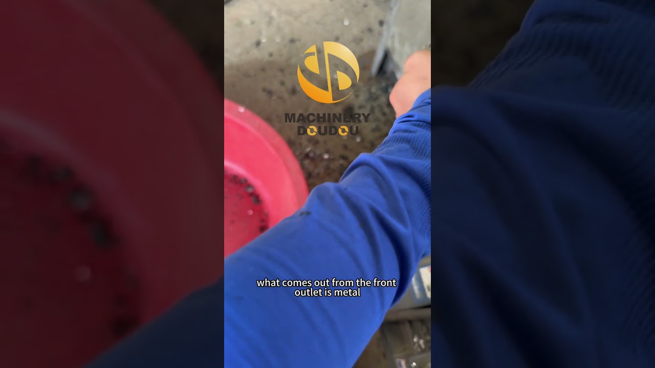 Plastic and scrap metal sorting machine