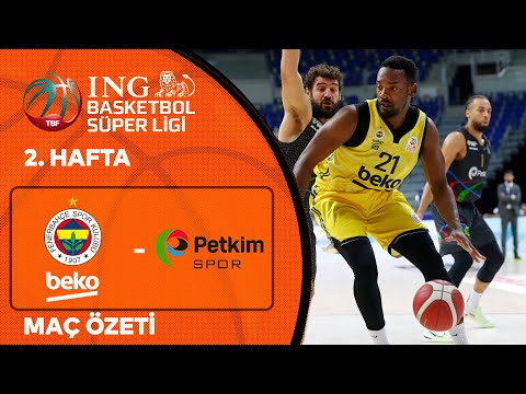 BSL 2. Hafta Özet | Fenerbahçe Beko 71-63 Aliağa Petkim Spor