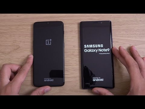 OnePlus 6T vs Samsung Galaxy Note 9 - Speed Test!