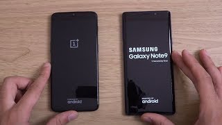 OnePlus 6T vs Samsung Galaxy Note 9 - Speed Test!