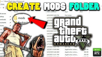 How To Create Mods Folder In GTA 5 Enhanced || GTA V Enhanced How To Create | ADD | Make Mods Folder