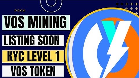 Vorsi network update.Kyc level 1.Mining Vos token free.Very limited total supply.