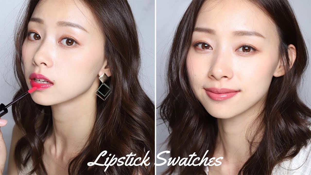 蘭蔻絕對完美水唇釉13色 試色 即使擦卸了20次還是很完美 Youtube