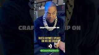Busta Rhymes speaks on his big chain. A legend!