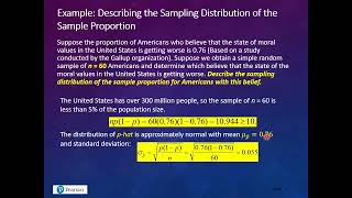 MATH 1342 – 8.2 Distribution of the Sample Proportion