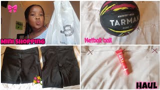 Mini Shopping haul |lipgloss, tights ,netball ball and more!]💌