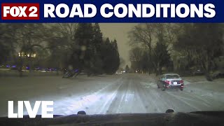 LIVE Metro Detroit road conditions Wednesday as snow blankets Southeast Michigan