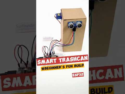 ESP32 Project: Smart Can  #diy #arduino #electronics  #sunfounder #esp32  #iot
