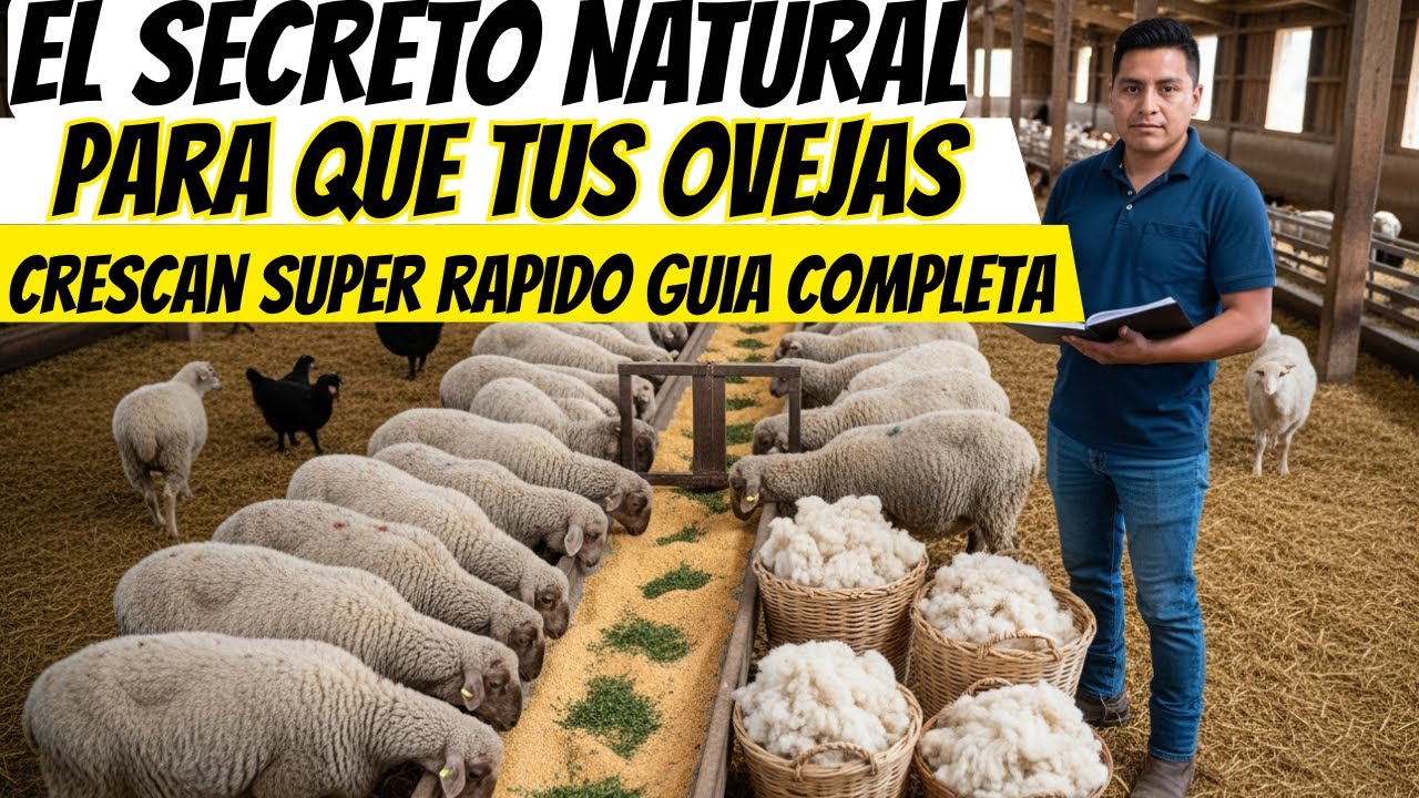 El SECRETO NATURAL para que tus ovejas crescan super rapido