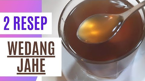 2 RESEP WEDANG JAHE,WANGI REMPAH,BIKIN SEHAT