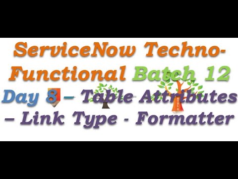 Batch 12 | Day 8 | Tables Attributes - Link Type - Formatter - Modules Attribute #Shorts #Short
