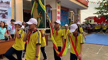 Lễ diễu hành ngày hội thiếu nhi vui khỏe tiến bước lên Đoàn.Trường THCS Lý Trạch