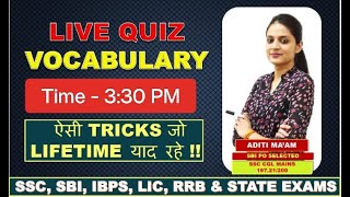 Vocabulary Quiz for SSC, BANK, SBI, IBPS, CLERK, SSCCGL , SSC CHSL screenshot 2