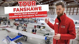 Take a tour of the Norton Wolf School of Aviation and Aerospace Technology