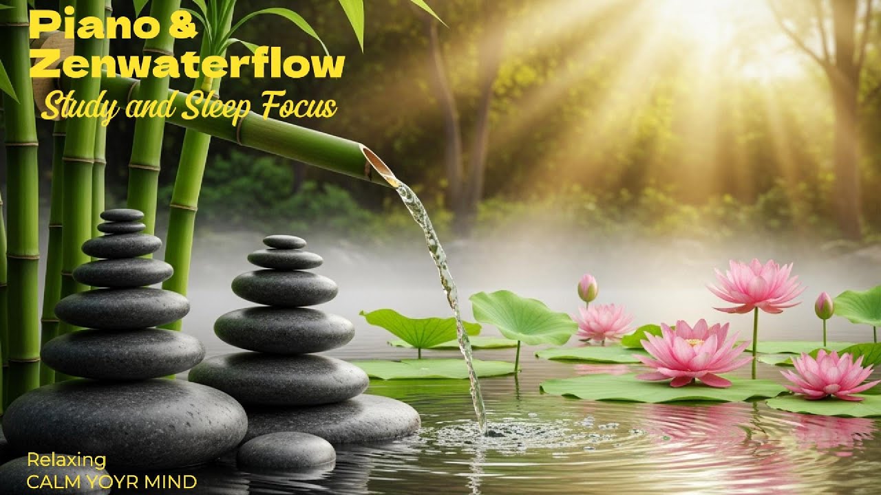 Piano with Water Sounds – Peaceful Music for Sleep, Study & Relaxation ...