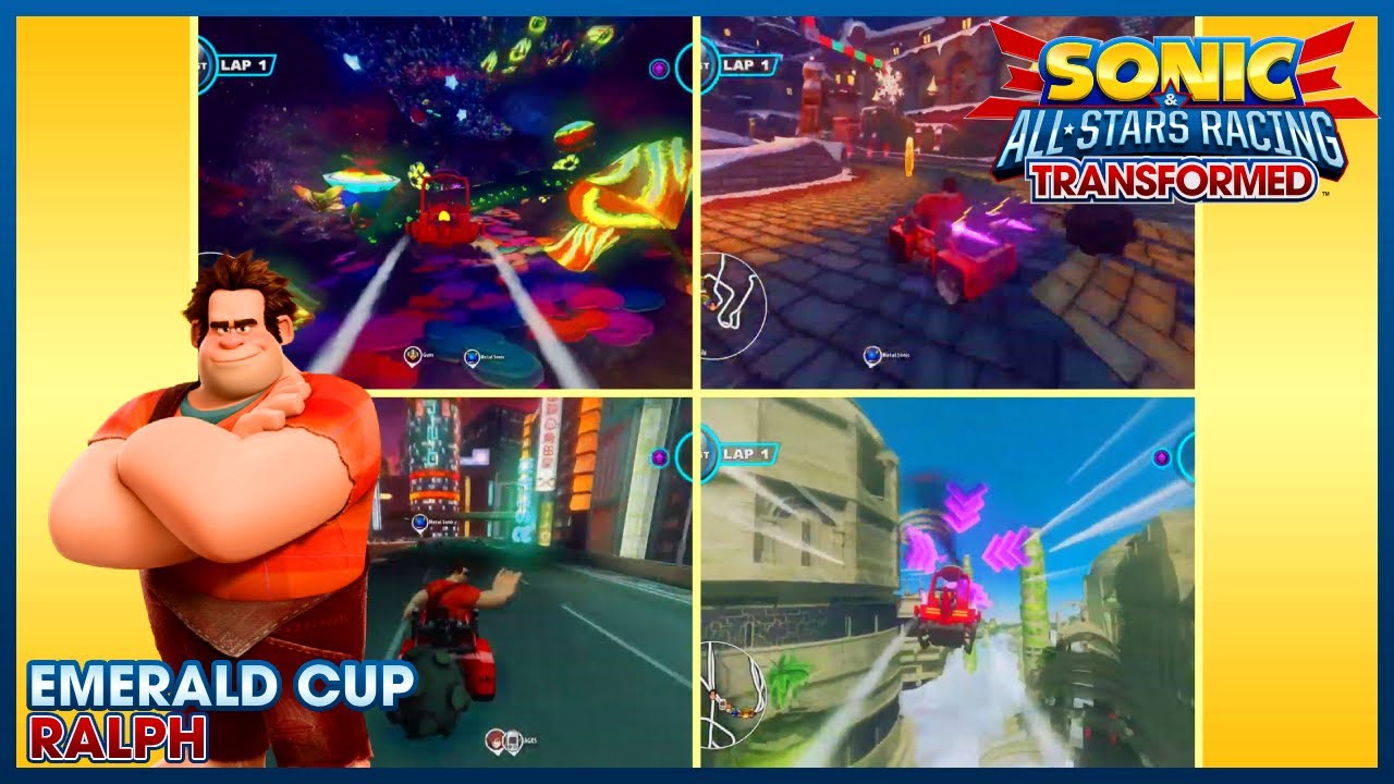 Sonic & All-Stars Racing Transformed - Emerald Cup - Ralph